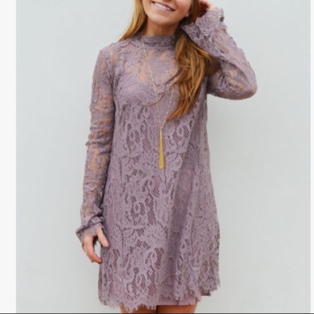 Wishlist purple lace dress